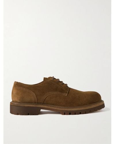 Officine Creative Boss Suede Derby Shoes - Brown