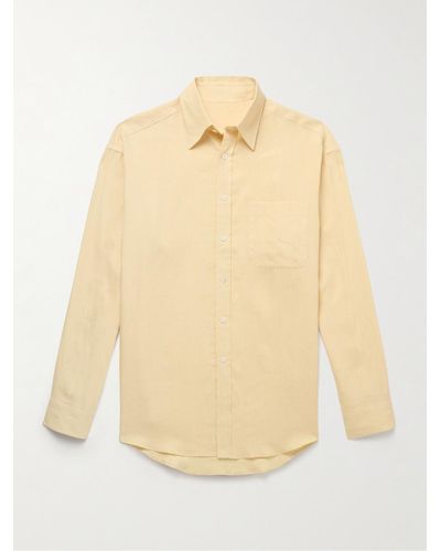 Anderson & Sheppard Linen Shirt - Natural