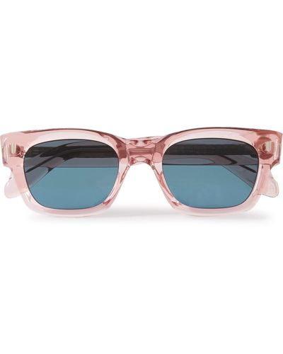 Cutler and Gross 1391 Square-frame Acetate Sunglasses - Blue
