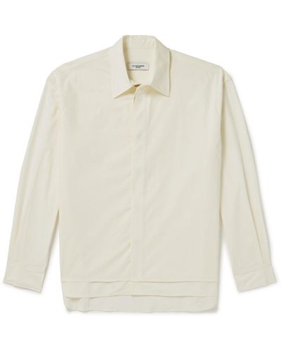 LE17SEPTEMBRE Layered Cotton-poplin Shirt - White