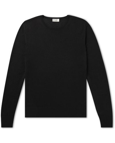 Saint Laurent Slim-fit Wool - Black