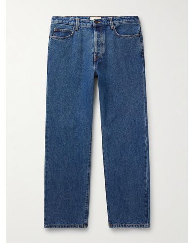 The Row Morton Straight-leg Jeans - Blue