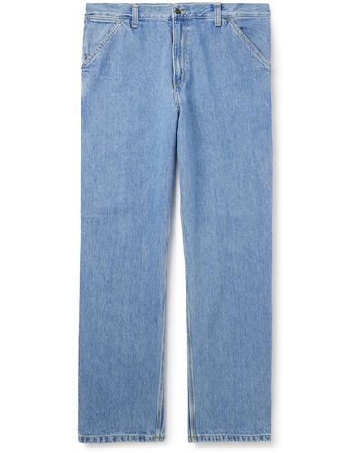 Carhartt Single Knee Straight-leg Jeans - Blue