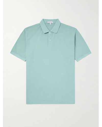 Peter Millar Sunrise Cotton-piqué Polo Shirt - Blue