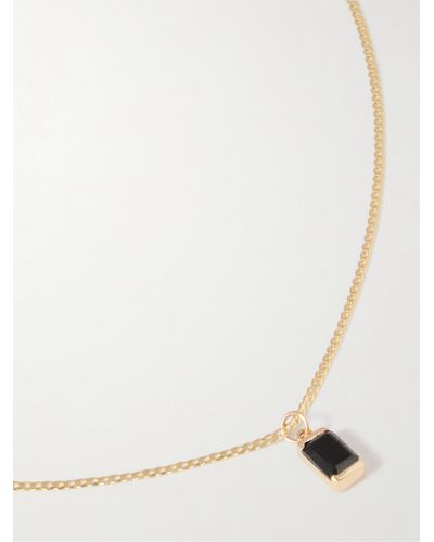 Miansai Valor Gold Spinel Pendant Necklace - Natural