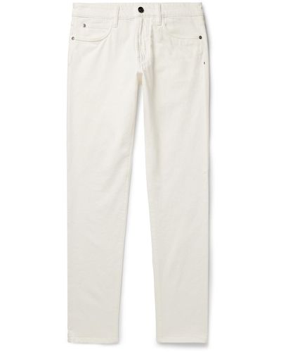 Loro Piana New York Slim-fit Jeans - White