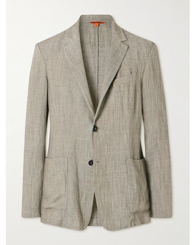 Barena Borgo Cotton-blend Suit Jacket - Natural
