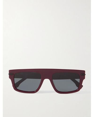 Fendi Graphy D-frame Acetate Sunglasses - Red