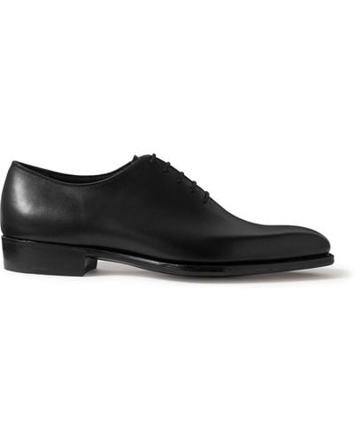 George Cleverley Merlin Leather Oxford Shoes - Black