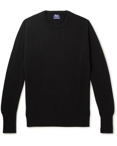William Lockie Oxton Cashmere Sweater - Black