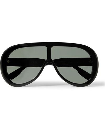 Gucci Aviator-style Acetate Sunglasses - Black