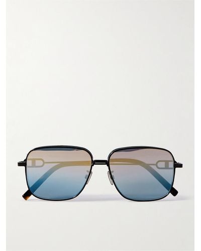 Dior CD Link N1U D-Frame Titanium Sunglasses - Nero