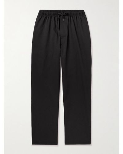 WTAPS Seagull Straight-leg Twill Trousers - Black