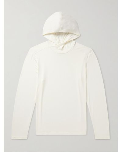 Onia Stretch-nylon Jersey Hoodie - Natural