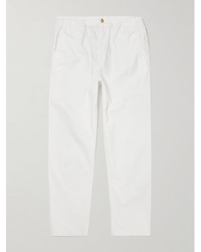 Polo Ralph Lauren Stretch-Cotton Twill Trousers - Bianco