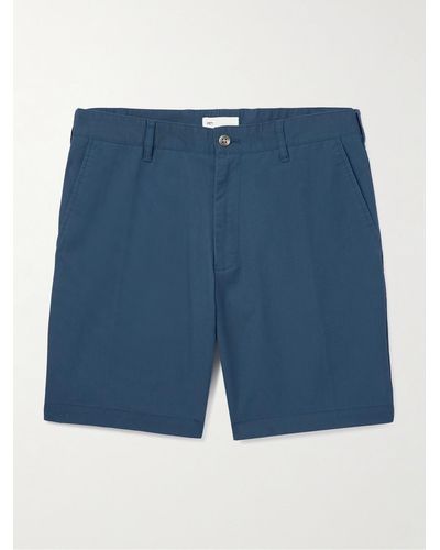 Peter Millar Crown Comfort Slim-fit Straight-leg Woven Shorts - Blue