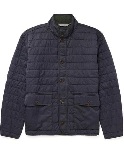 Peter Millar Greenwich Garment-dyed Shell Jacket - Blue