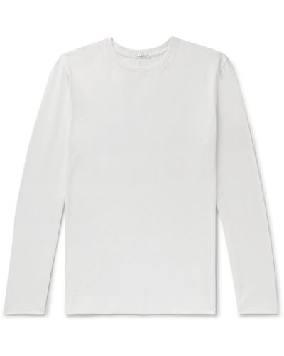 The Row Leon Cotton-jersey T-shirt - White