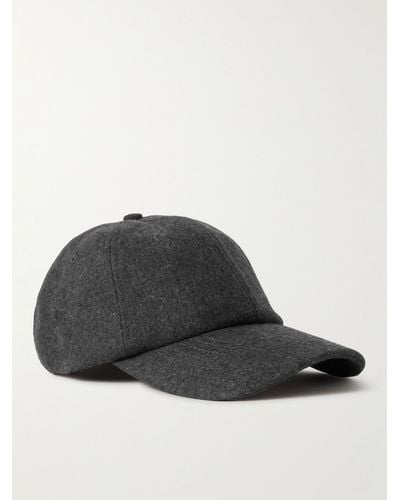 NN07 Dad 9120 Wool-blend Baseball Cap - Black