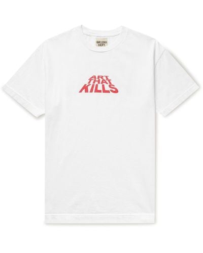 GALLERY DEPT. Atk Printed Cotton-jersey T-shirt - White