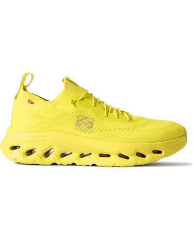 Loewe On Cloudtilt 2.0 Stretch-knit Sneakers - Yellow