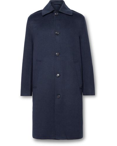 NN07 Franco 8015 Wool-blend Felt Coat - Blue