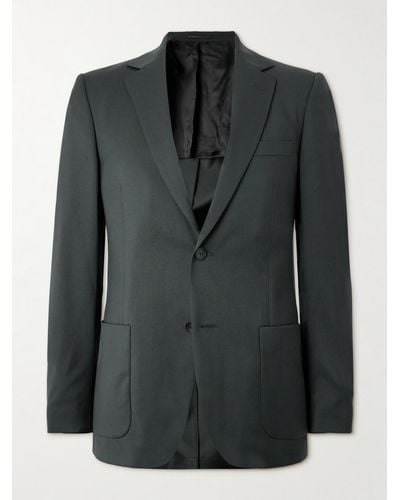 MR P. Slim-fit Wool-twill Suit Jacket - Black