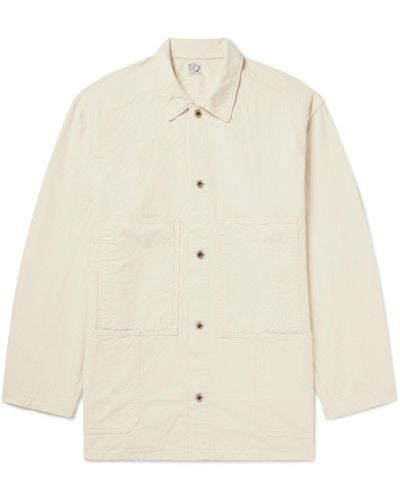 Orslow Cotton-twill Overshirt - Natural