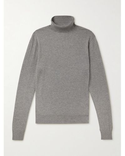 Ralph Lauren Purple Label Cashmere Rollneck Sweater - Grey