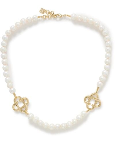 Casablancabrand Medium Gold-plated Pearl Necklace - Natural