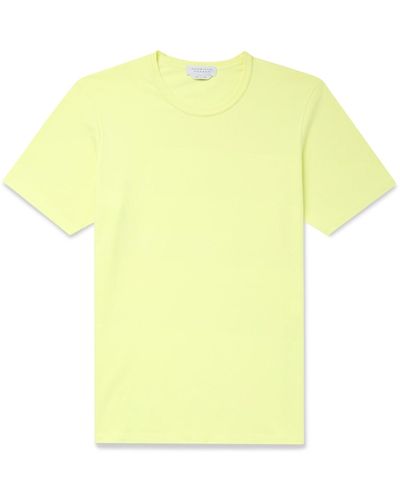 Gabriela Hearst Bandeira Cotton-jersey T-shirt - Yellow