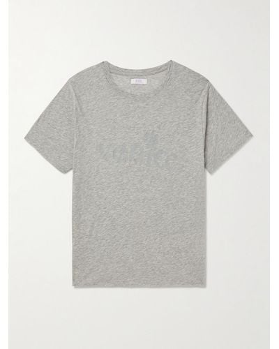 ERL Venice Printed Cotton-jersey T-shirt - Grey