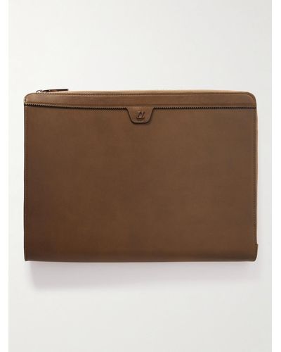 Christian Louboutin For Rui Leather Pouch - Brown