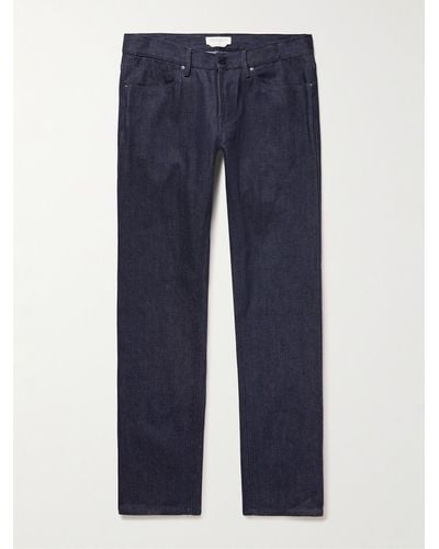 Gabriela Hearst Jeans slim-fit a gamba dritta Anthony - Blu