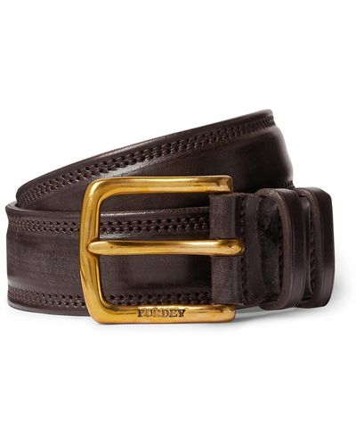 James Purdey & Sons 4cm Leather Belt - Brown
