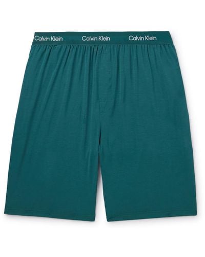 Calvin Klein Slim-fit Stretch-modal Boxer Briefs - Green