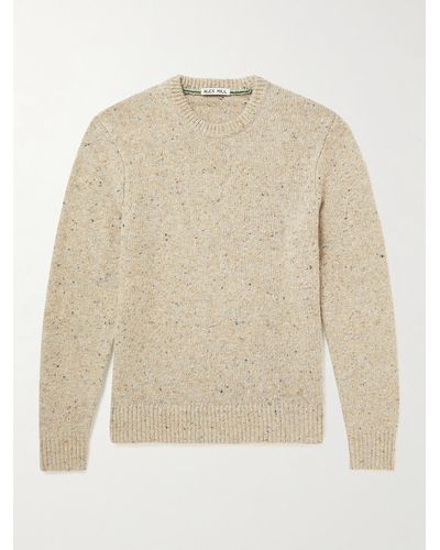 Alex Mill Donegal Merino Wool-blend Sweater - Natural