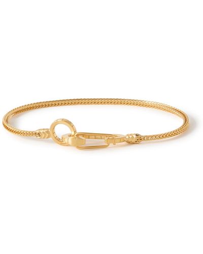 Mikia Gold-plated Bracelet - White