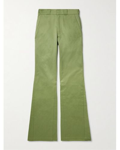 GALLERY DEPT. Bootcut Cotton-twill Chinos - Green