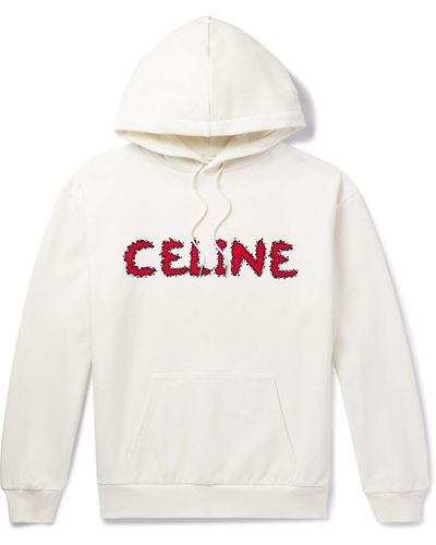 Shop CELINE Street Style Long Sleeves Logo Luxury Sweatshirts  (2Y84A121O.01XP) by mercadodecielo