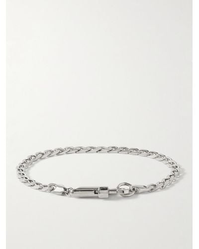 Miansai Snap Silver Chain Bracelet - Natural