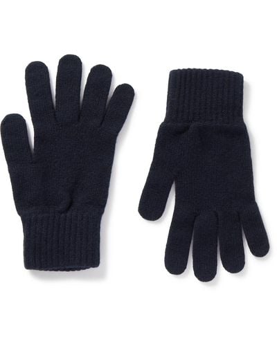 William Lockie Cashmere Gloves - Blue