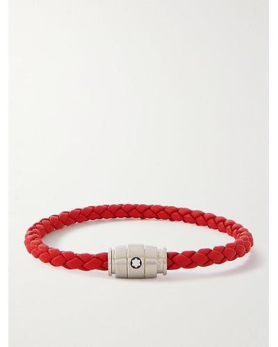 Montblanc Woven Leather - Red