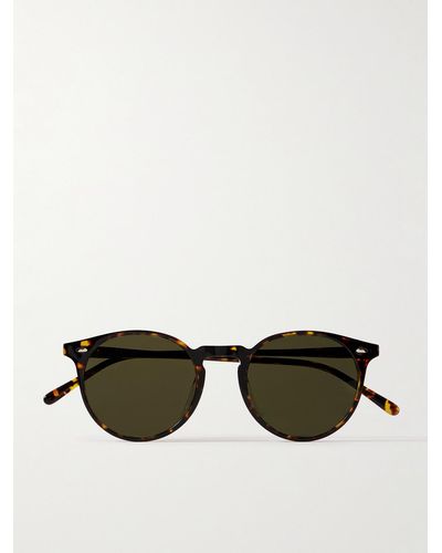 Oliver Peoples N. 02 Sun Round-frame Tortoiseshell Acetate Sunglasses - Multicolour