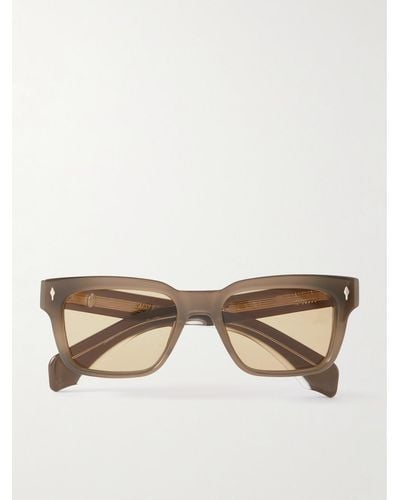 Jacques Marie Mage Molino D-frame Acetate Sunglasses - Natural