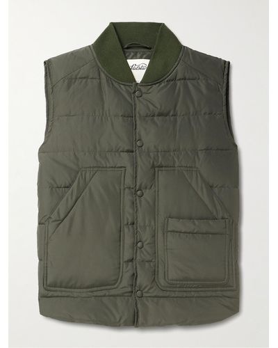 Valstar Quilted Padded Shell Down Gilet - Green