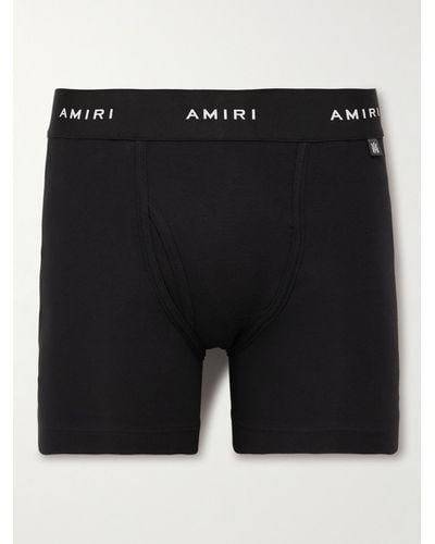 Amiri Boxer in cotone stretch - Nero