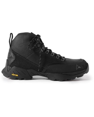 Roa Andreas Leather Hiking Boots - Black