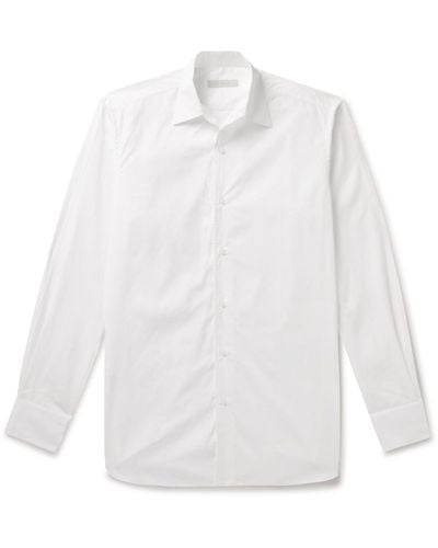 Saman Amel Cotton-poplin Shirt - White