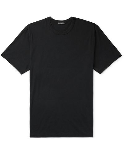 James Perse Lotus Slim-fit Cotton-jersey T-shirt - Black